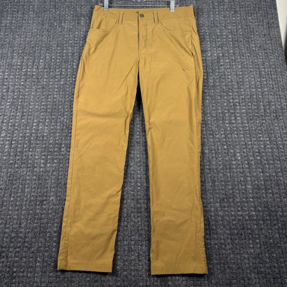 The North Face Sprag 5 Pocket Pants Outdoor Hiking Stretch 33x29 Kelp Tan